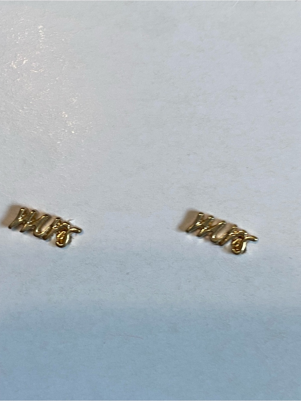 Kate Spade of New York Say Yes Script Stud Earrings - Women Jewelry